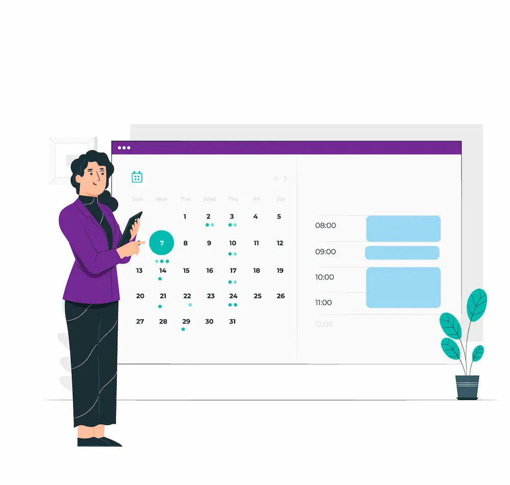 como crear un horario para trabajos